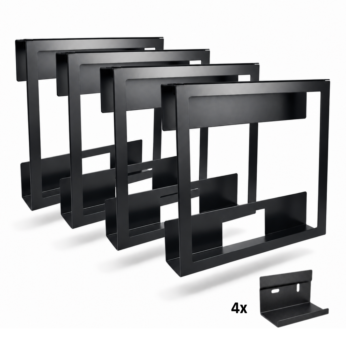 VinylFRAME – Schallplatten-Wandhalterung
aus Stahl | Zweiteilig & abnehmbar