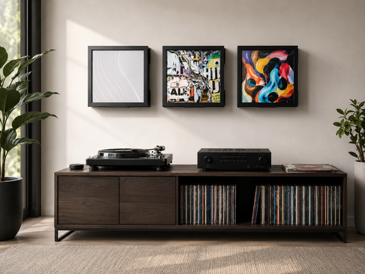 Schallplatten an die Wand hängen: 4 Methoden im Vergleich