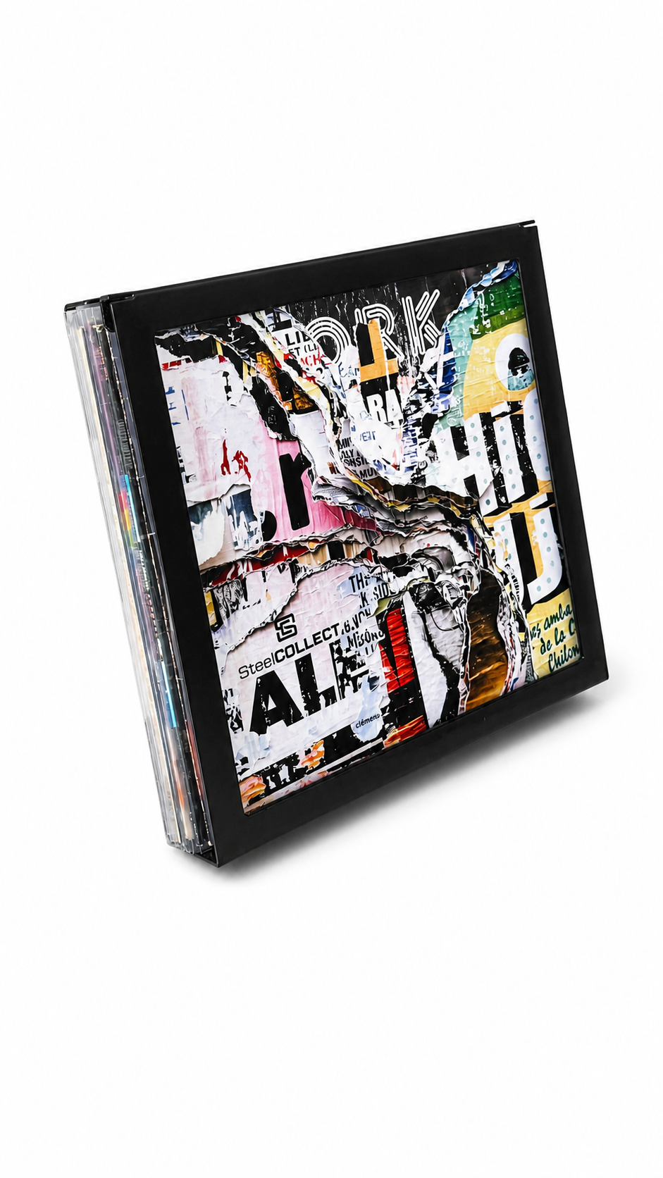 VinylFRAME Tischständer – Stahl Standfuß  für Schallplatten-Wandhalterung