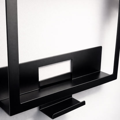 VinylFRAME – Schallplatten-Wandhalterung 
aus Stahl | Zweiteilig & abnehmbar