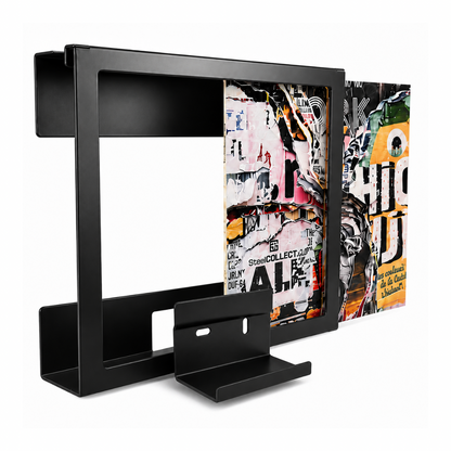 VinylFRAME – Schallplatten-Wandhalterung 
aus Stahl | Zweiteilig & abnehmbar