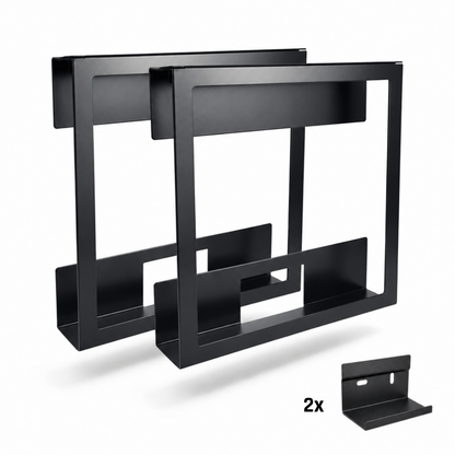 VinylFRAME – Schallplatten-Wandhalterung 
aus Stahl | Zweiteilig & abnehmbar
