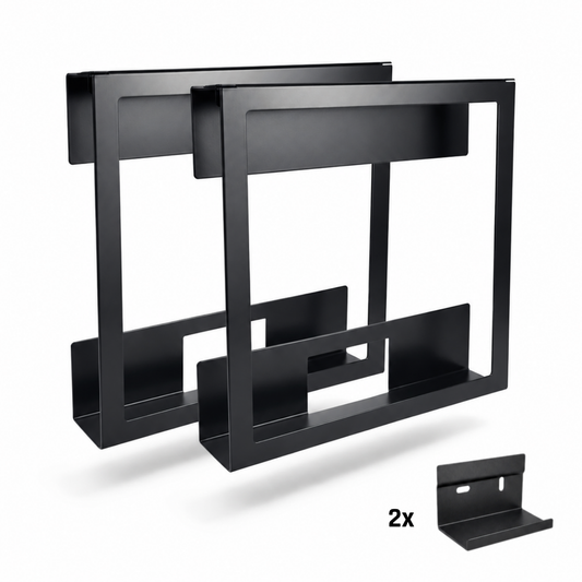 SteelCOLLECT® VinylFRAME – Schallplatten-Wandhalterung aus Stahl (zweiteilig)