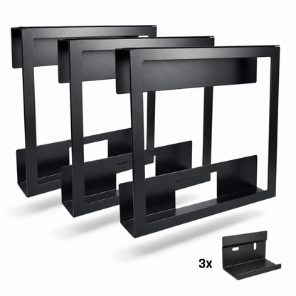 VinylFRAME – Schallplatten-Wandhalterung 
aus Stahl | Zweiteilig & abnehmbar