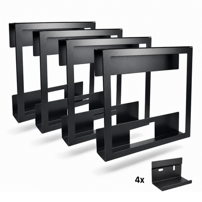 VinylFRAME – Schallplatten-Wandhalterung 
aus Stahl | Zweiteilig & abnehmbar